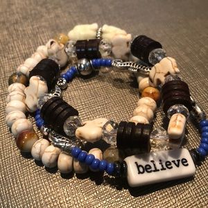 Handmade stackable bracelets!